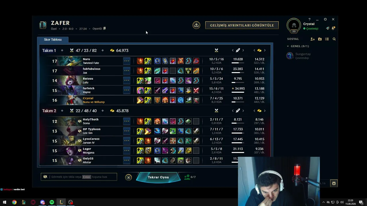 LOL CLASSIC 5V5 !kadro