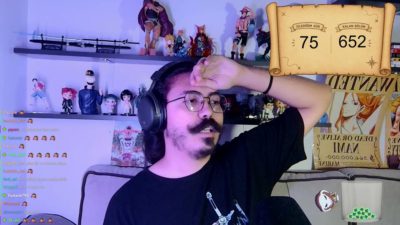 Doğum günü adamı hala one piece konuşuyor !op