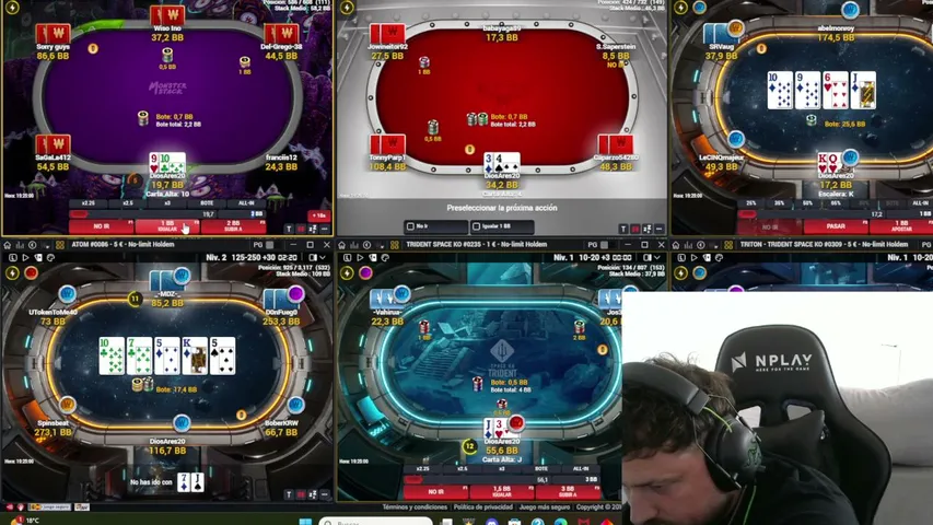 jonaypoker playing Poker - Live Casino Stream