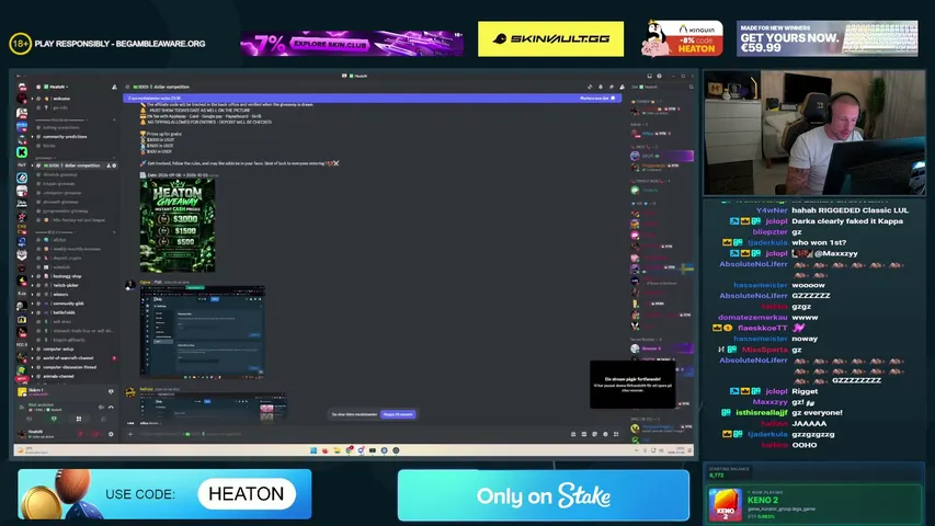 heaton playing Slots & Casino - Live Casino Stream
