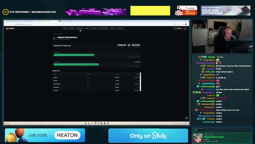 heaton playing Slots & Casino - Live Casino Stream