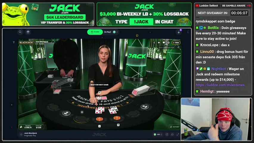 Luddze playing Slots & Casino - Live Casino Stream