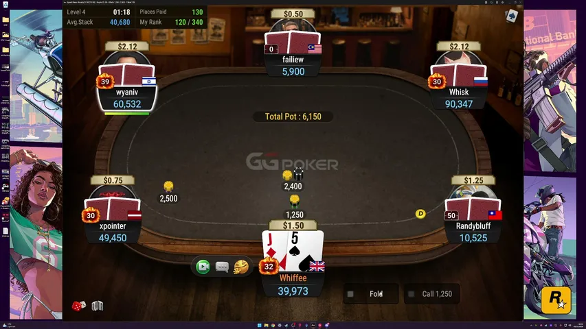 whiffee playing Poker - Live Casino Stream