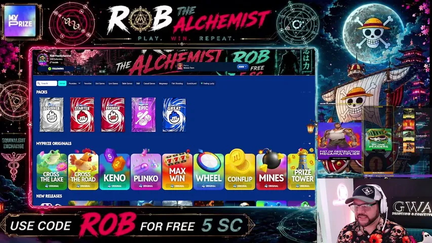 robthealchemist playing Slots & Casino - Live Casino Stream