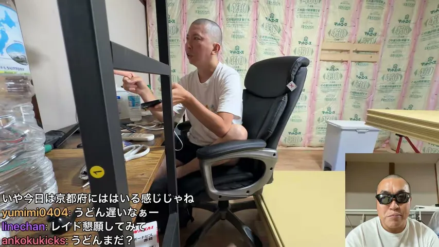 カツキ部屋一期工事最終日。まずい事になった。