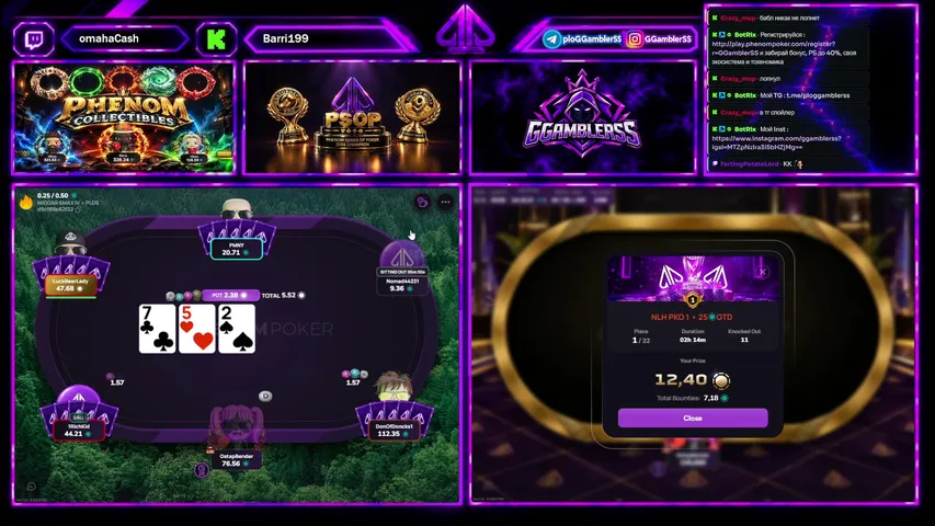GGamb7erSS playing Poker - Live Casino Stream