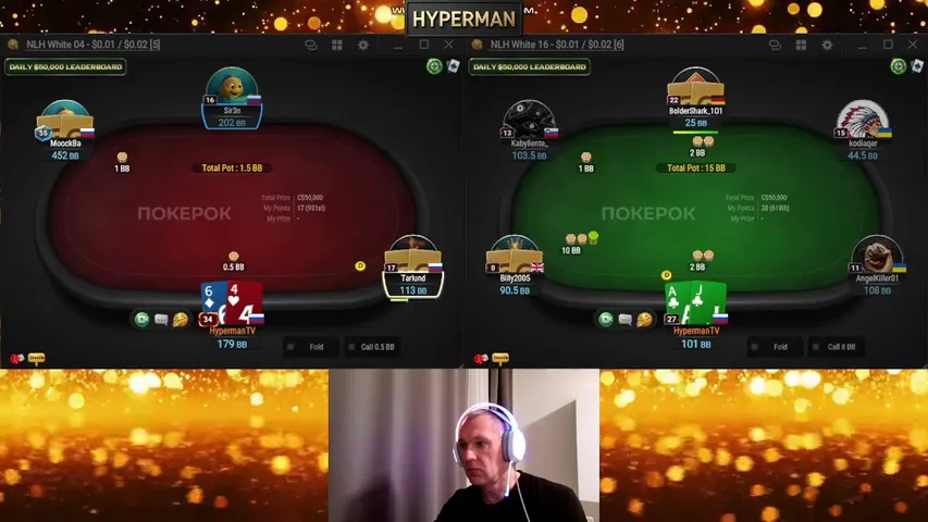 hyperman-poker playing Poker - Live Casino Stream
