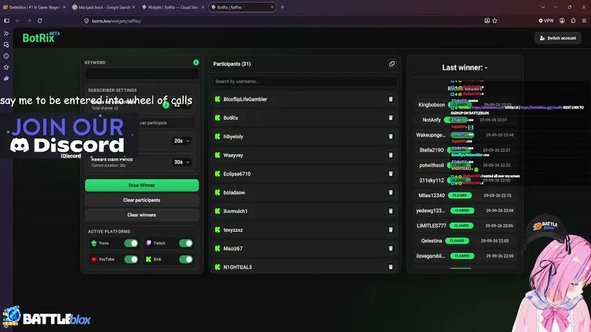 waifubets playing Slots & Casino - Live Casino Stream