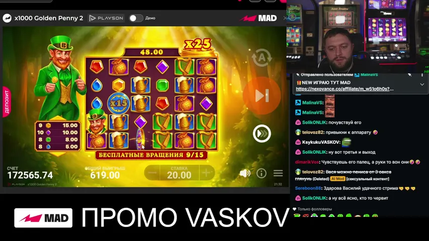 vaskovtop playing Slots & Casino - Live Casino Stream