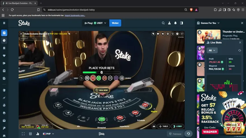 krammz playing Slots & Casino - Live Casino Stream
