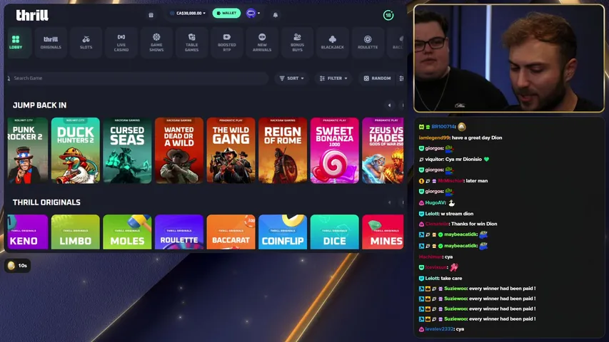 dioninsanity playing Slots & Casino - Live Casino Stream