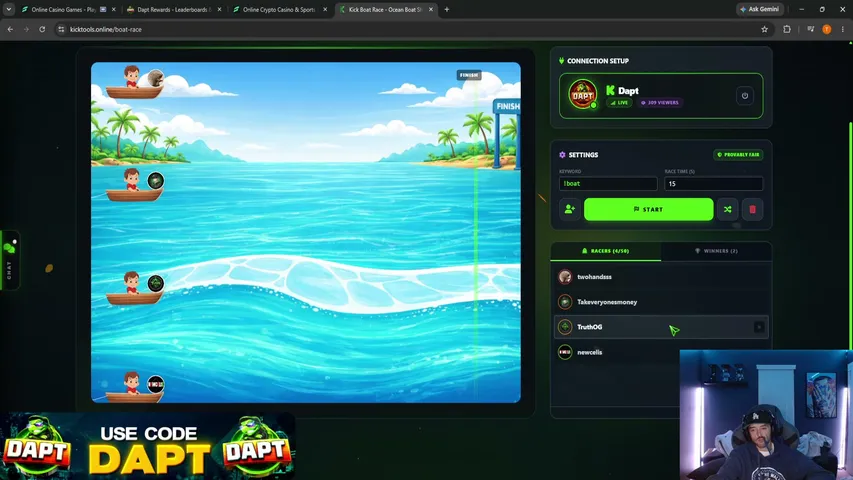 Dapt playing Slots & Casino - Live Casino Stream