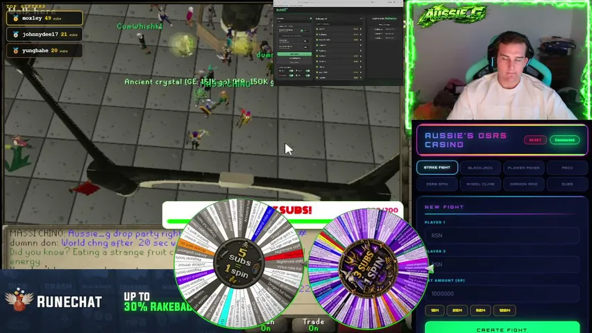 🎁 FREE 15M FOR NEW RUNECHAT SIGNUPS 🎁 | 💥 1B DROPS | 💰 5B GIVEAWAYS | 🏹 2 SUB = TUMEKEN WHEEL