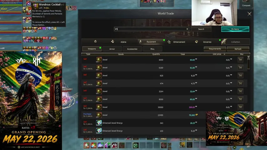 waterxdmain Lineage 2 stream image