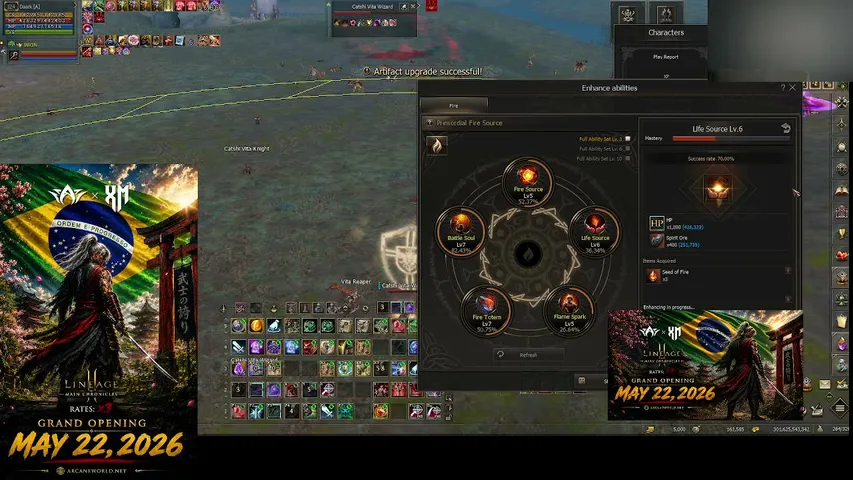 waterxdmain Lineage 2 stream image