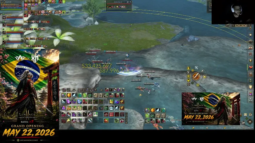 waterxdmain Lineage 2 stream image