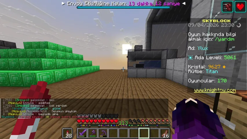 Agalarla Birlikte Minecraft SkyBlock