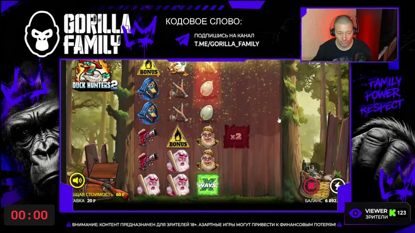 gorilla-family playing Slots & Casino - Live Casino Stream