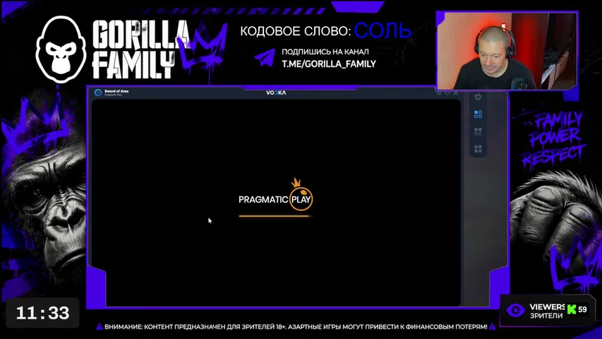gorilla-family playing Slots & Casino - Live Casino Stream
