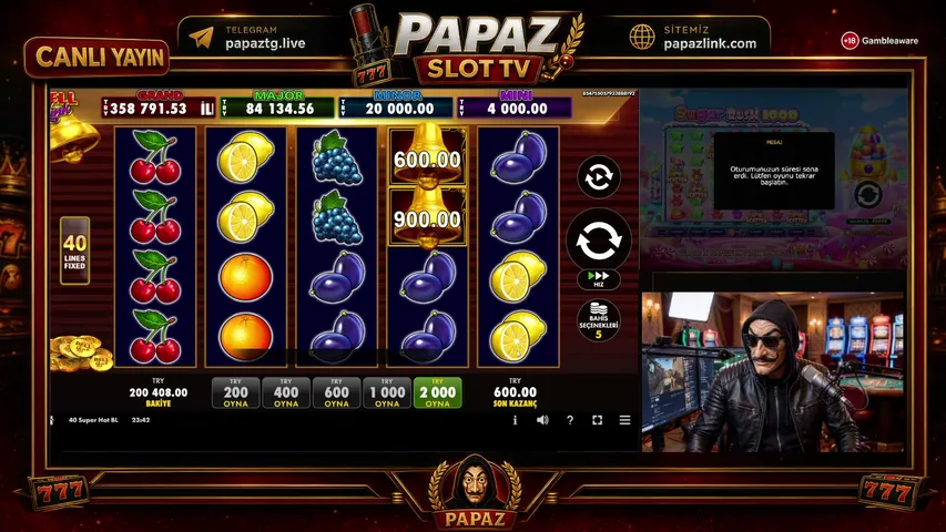 PAPAZ SLOT TV CANLI