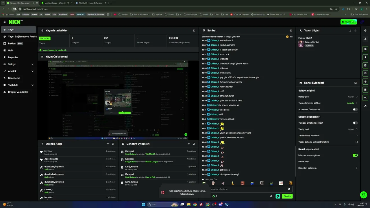 Kenji_katana live
