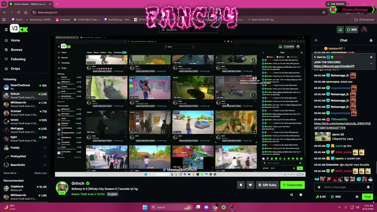 giveusfancyy live