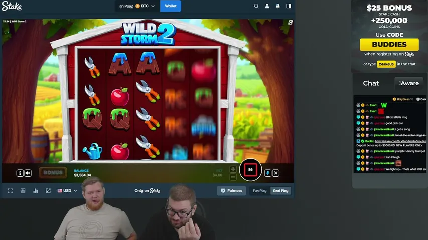 buddies playing Slots & Casino - Live Casino Stream