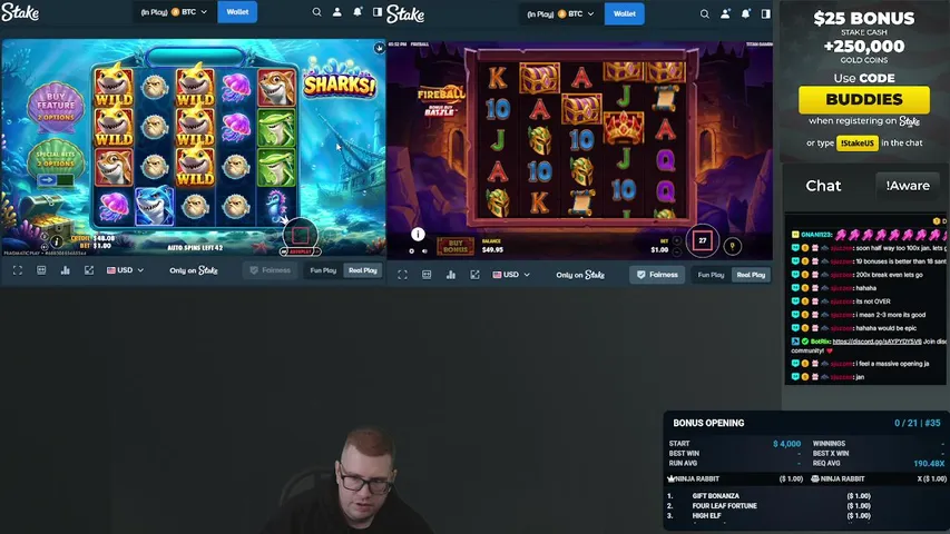 buddies playing Slots & Casino - Live Casino Stream