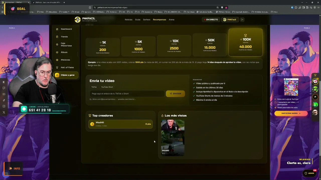 PNKFacil live stream