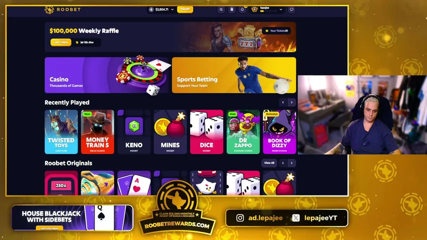 lepajee playing Slots & Casino - Live Casino Stream