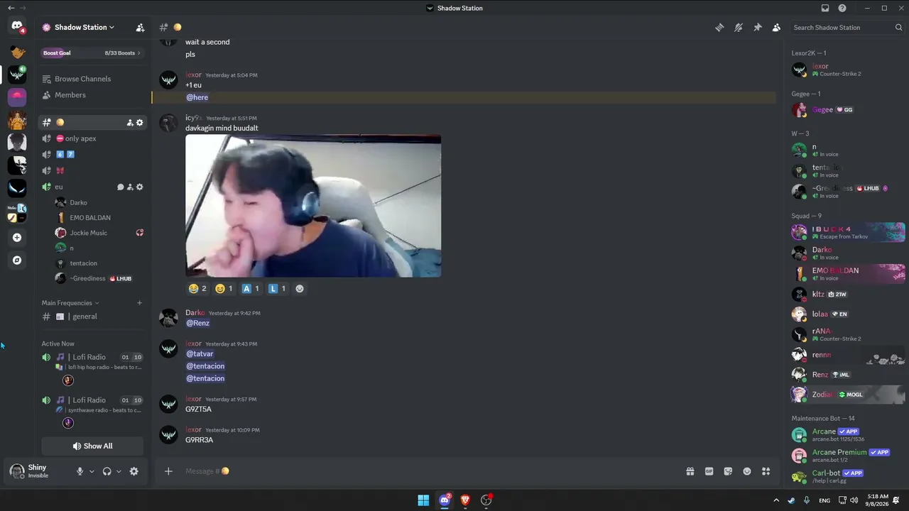 Shinymad live