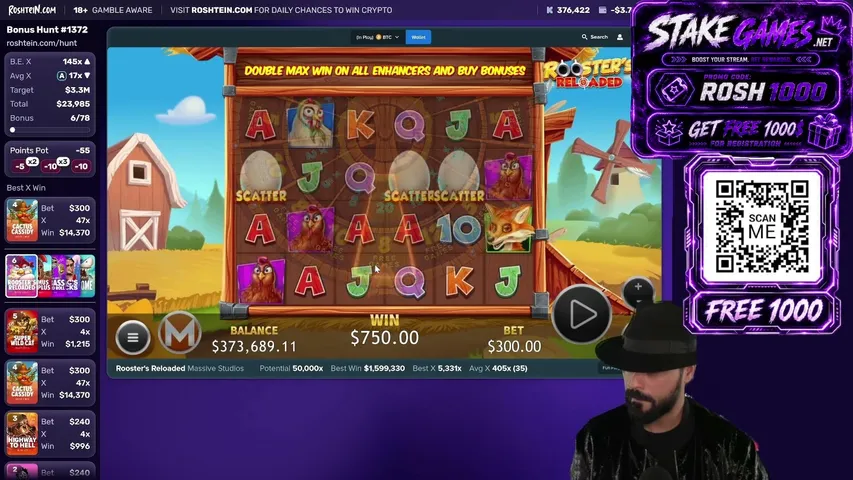 roshtlein5 playing Slots & Casino - Live Casino Stream