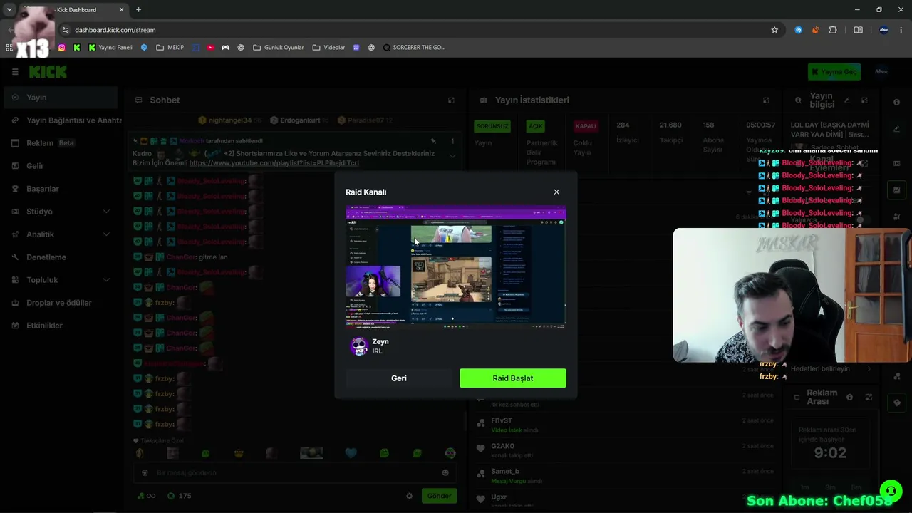 MASKAR live stream