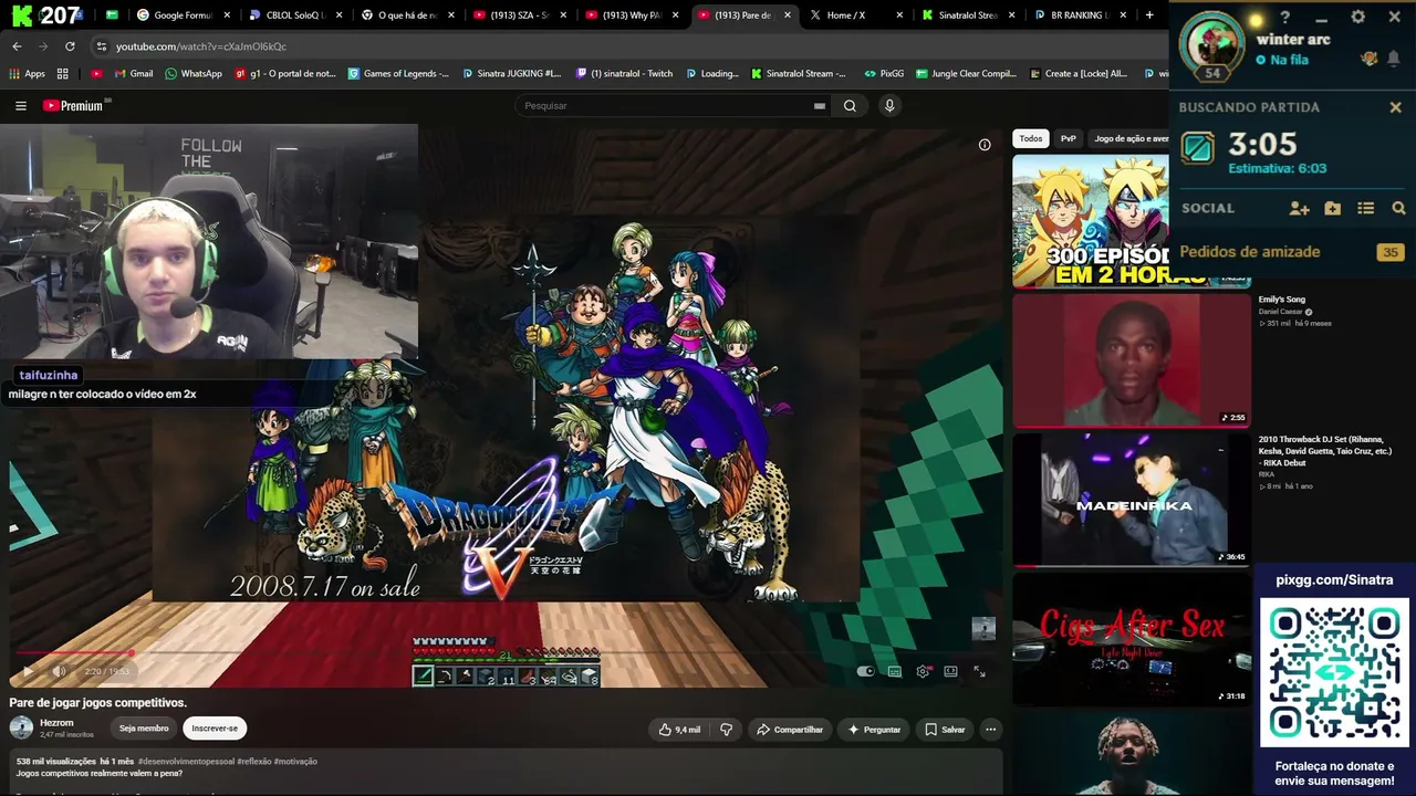 Sinatralol live stream