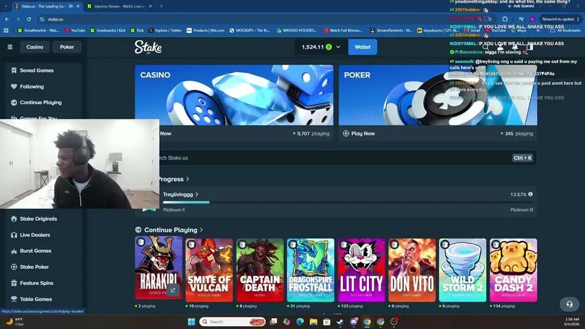 treyliving playing Slots & Casino - Live Casino Stream