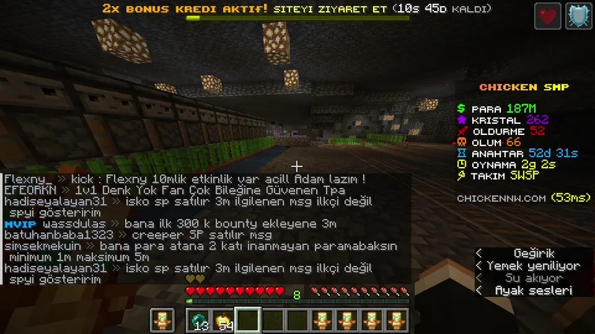 MİNECRAFT GAMBLE OYNATILIR