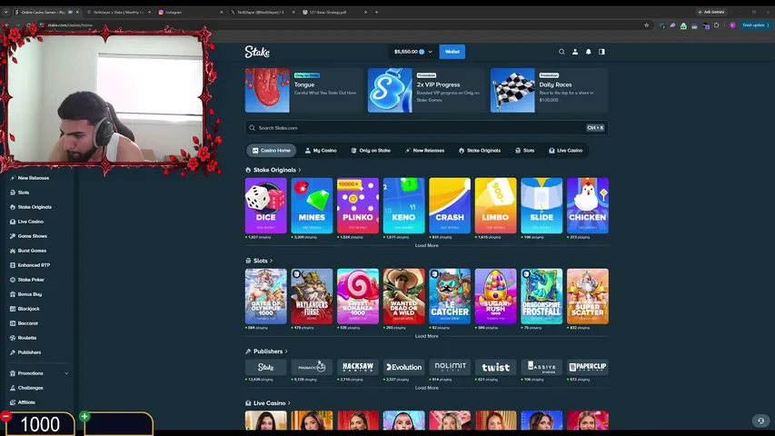 nottslayer playing Slots & Casino - Live Casino Stream