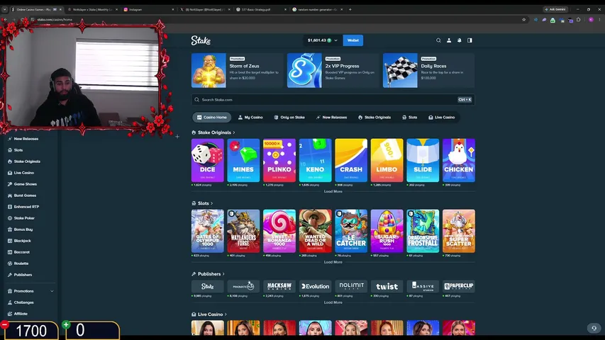 nottslayer playing Slots & Casino - Live Casino Stream