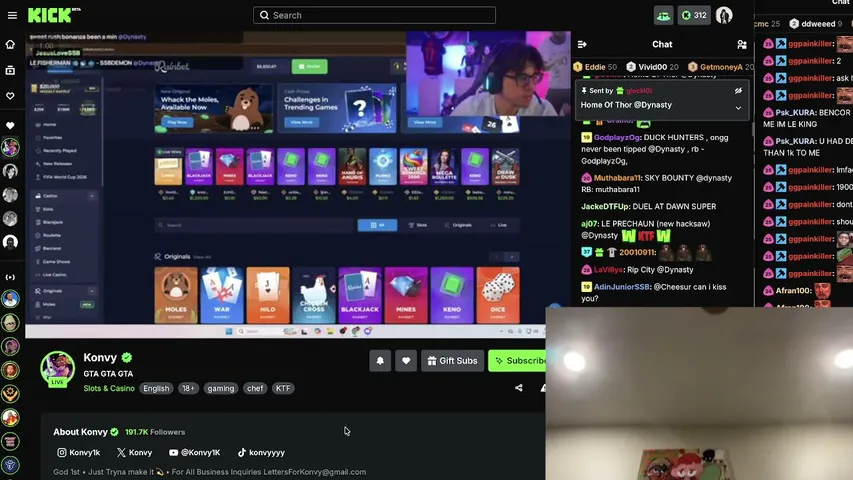 bencorrylive playing Slots & Casino - Live Casino Stream
