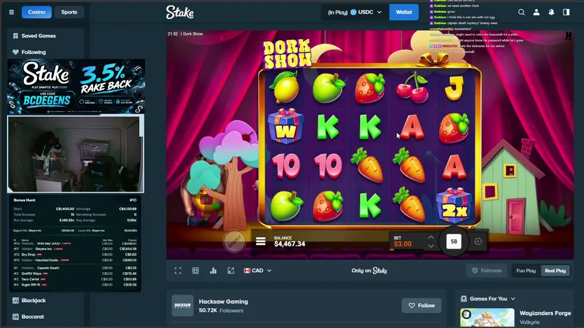 bcdegens-bk playing Slots & Casino - Live Casino Stream