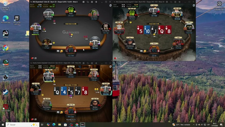 comandoart playing Poker - Live Casino Stream