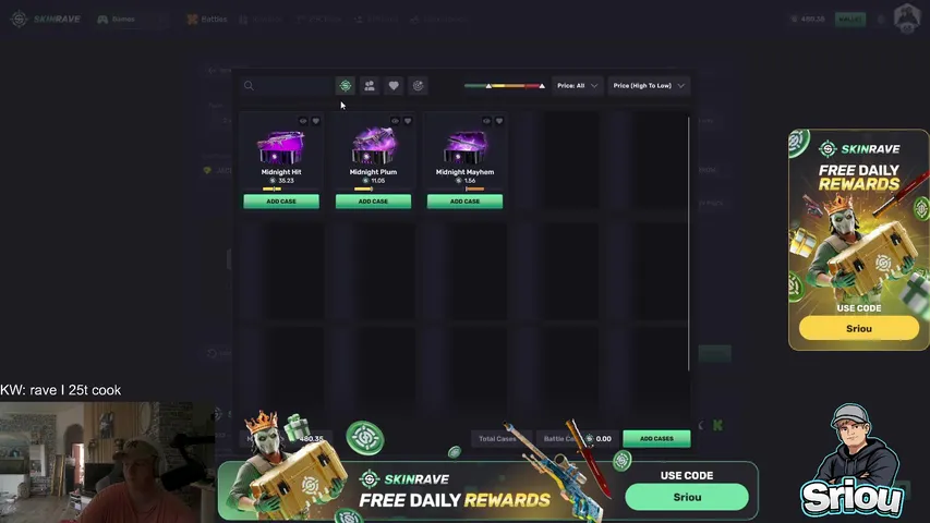 400C SKINRAVE • 6K MONTHLY REWARDS • VIEWERCALLS, TIPS !lb !skinrave !discord !march