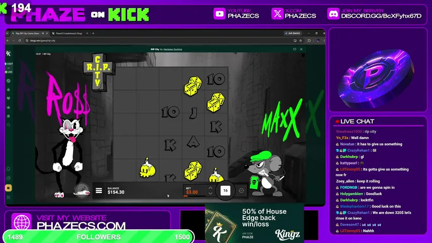 phazecs playing Slots & Casino - Live Casino Stream