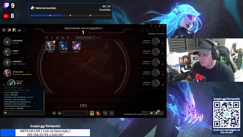 🔥League of Legends, SOLOQ RUMO AO DIAMANTE