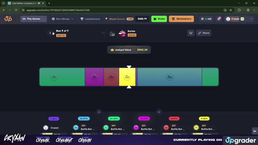 cryxan playing Slots & Casino - Live Casino Stream