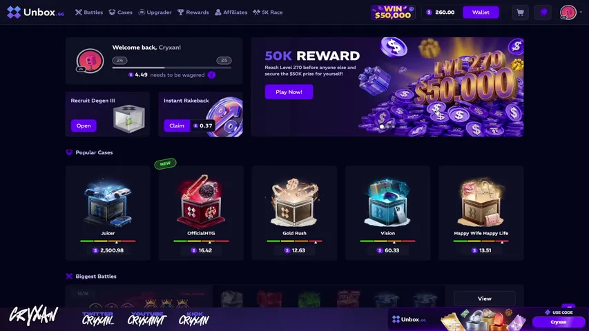 cryxan playing Slots & Casino - Live Casino Stream