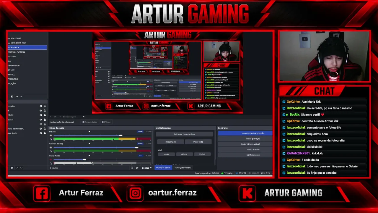 ArturGaming7 live stream