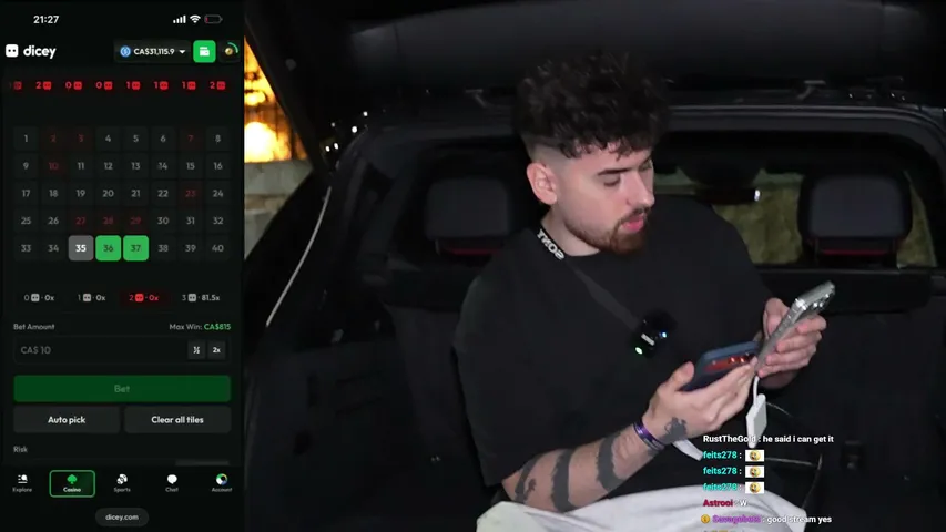 IRL STREAM WITH THE MONSTER! 🎰 Gambling on Dicey | Giveaways | !discord !dicey !site (free $10,000)