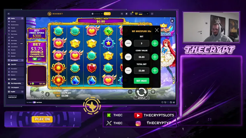 thecrypt playing Slots & Casino - Live Casino Stream
