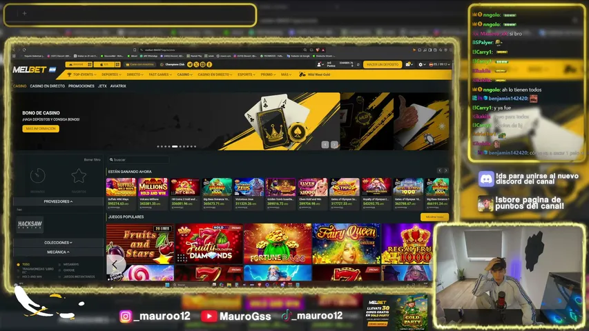 maurooakd playing Slots & Casino - Live Casino Stream